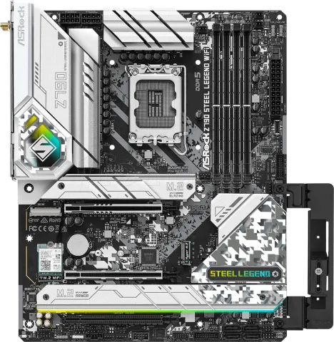 Photo de Carte Mère ASRock Z790 Steel Legend WiFi DDR5 (Intel LGA 1700)