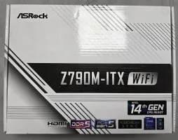 Photo de Carte Mère ASRock Z790M-ITX WiFi DDR5 (Intel LGA 1700) Mini ITX - S/N H6M0XB042213 - ID 222744
