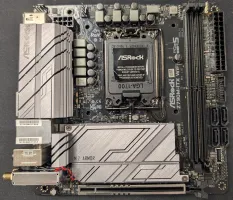 Photo de Carte Mère ASRock Z790M-ITX WiFi DDR5 (Intel LGA 1700) Mini ITX - SN J4M0XB075258 - ID 226921