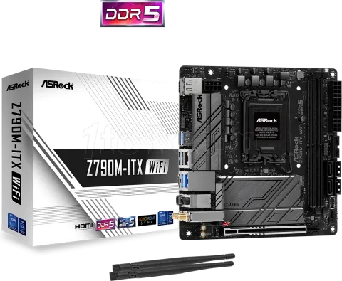 Photo de Carte Mère ASRock Z790M-ITX WiFi DDR5 (Intel LGA 1700) Mini ITX