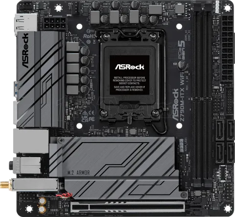 Photo de Carte Mère ASRock Z790M-ITX WiFi DDR5 (Intel LGA 1700) Mini ITX