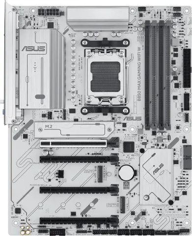 Photo de Carte Mère Asus B850 Max Gaming WiFi (AM5) (Blanc)