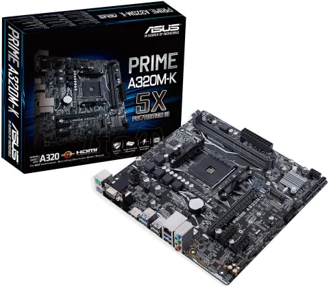 Photo de Carte Mère Asus Prime A320M-K (AM4) Micro-ATX