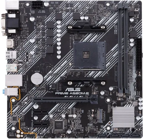 Photo de Carte Mère Asus Prime A520M-E (AM4) Micro-ATX