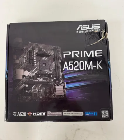 Photo de Carte Mère Asus Prime A520M-K (AM4) Micro-ATX - SN : TAM0PH03B236FD5 - ID : 227011