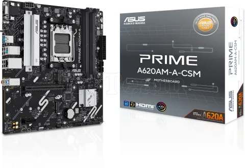 Photo de Carte Mère Asus Prime A620AM-A-CSM (AMD AM5) Micro ATX