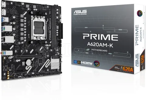 Photo de Carte Mère Asus Prime A620AM-K (AM5) Micro ATX