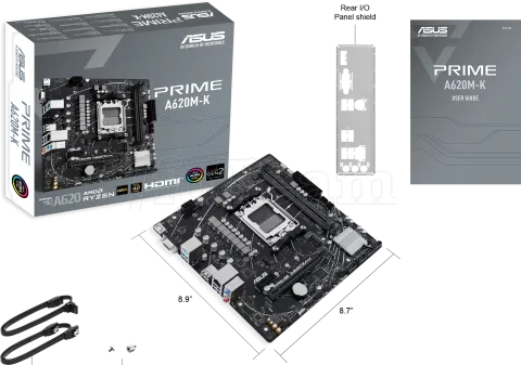 Photo de Carte Mère Asus Prime A620M-K (AM5) Micro ATX