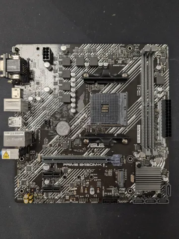 Photo de Carte Mère Asus Prime B450M-K II (AM4) Micro ATX - S/N T5M0KC307438DTD - ID 222709