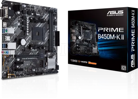 Photo de Carte Mère Asus Prime B450M-K II (AM4) Micro ATX