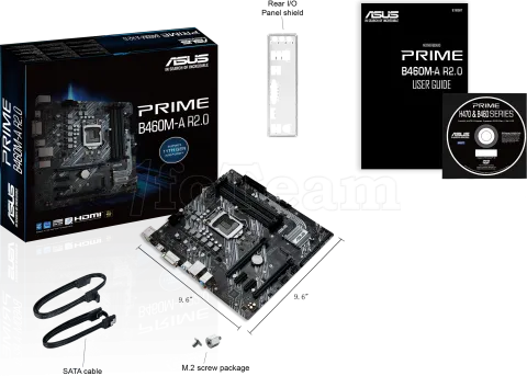 Photo de Carte Mère Asus Prime B460M-A R2.0 (Intel LGA 1200) Micro ATX