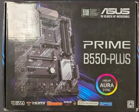 Photo de Carte Mère Asus Prime B550-Plus (AM4) - S/N SCM0KC188127NY4 - ID 222656
