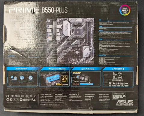 Photo de Carte Mère Asus Prime B550-Plus (AM4) - S/N SCM0KC188127NY4 - ID 222656