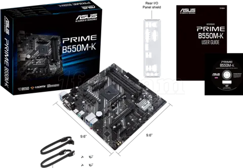 Photo de Carte Mère Asus Prime B550M-K (AM4) Micro ATX