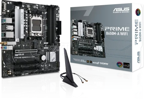 Photo de Carte Mère Asus Prime B650M-A WiFi (AM5) Micro ATX