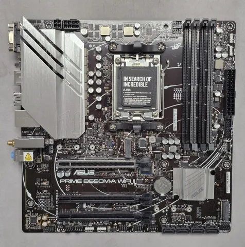Photo de Carte Mère Asus Prime B650M-A WiFi II (AM5) Micro ATX - S/N S7M0KK05K816DF8 - ID 222627