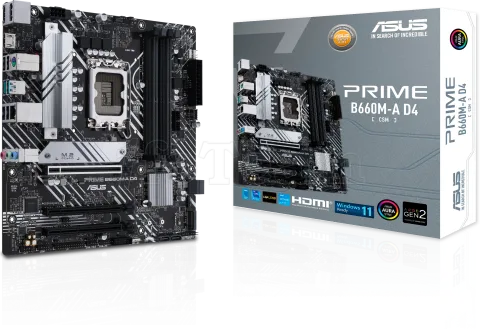 Photo de Carte Mère Asus Prime B660M-A CSM DDR4 (Intel LGA 1700) Micro ATX