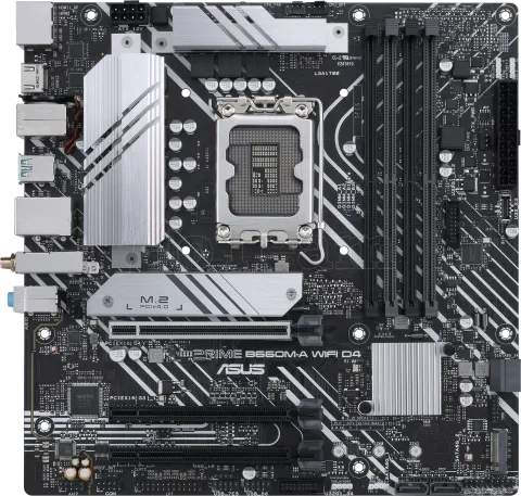 Photo de Carte Mère Asus Prime B660M-A WiFi D4 (Intel LGA 1700) Micro ATX