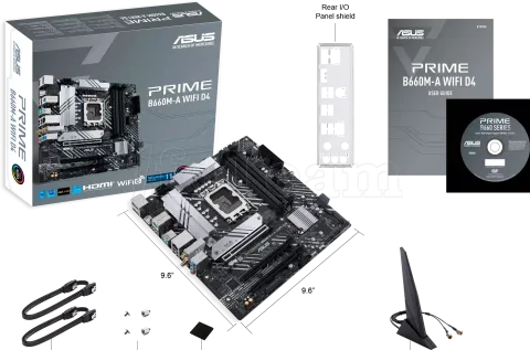 Photo de Carte Mère Asus Prime B660M-A WiFi D4 (Intel LGA 1700) Micro ATX