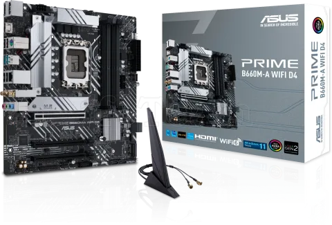 Photo de Carte Mère Asus Prime B660M-A WiFi D4 (Intel LGA 1700) Micro ATX