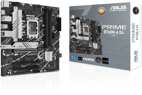 Photo de Carte Mère Asus Prime B760M-A CSM DDR4 (Intel LGA 1700) Micro ATX