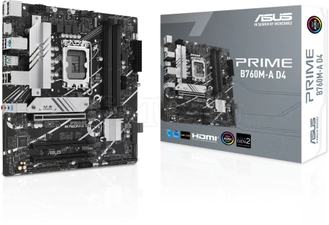 Photo de Carte Mère Asus Prime B760M-A DDR4 (Intel LGA 1700) Micro ATX