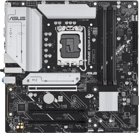 Photo de Carte Mère Asus Prime B760M-A WiFi II (Intel LGA 1700) Micro ATX