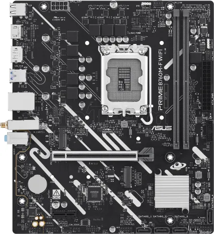 Photo de Carte mère Asus Prime B760M-F WiFi (Intel LGA1700) Micro ATX