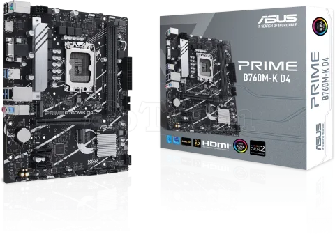 Photo de Carte Mère Asus Prime B760M-K DDR4 (Intel LGA 1700)