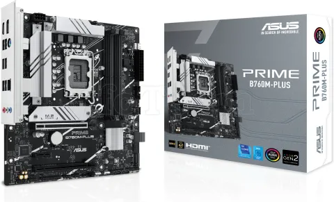 Photo de Carte mère Asus Prime B760M-Plus (Intel LGA1700) Micro ATX