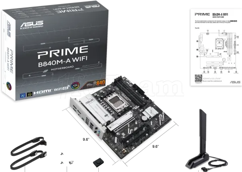 Photo de Carte Mère Asus Prime B840M-A WiFi (AMD AM5) Micro ATX