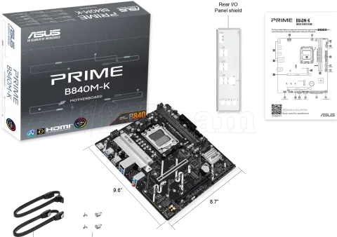 Photo de Carte Mère Asus Prime B840M-K (AM5) Micro ATX
