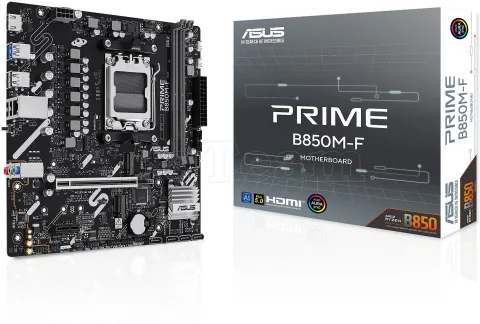 Photo de Carte Mère Asus Prime B850M-F (AMD AM5) Micro ATX