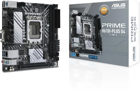 Photo de Carte Mère Asus Prime H610I-Plus CSM DDR4 (Intel LGA 1700) Mini ITX
