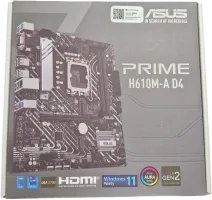 Photo de Carte Mère Asus Prime H610M-A D4 (Intel LGA 1700) Micro ATX - SN N9M0MX00S7705VF - ID 194153