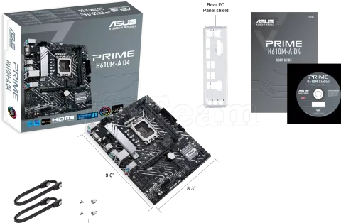 Photo de Carte Mère Asus Prime H610M-A D4 (Intel LGA 1700) Micro ATX