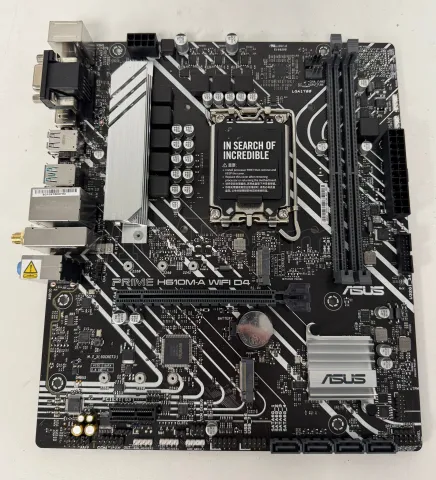 Photo de Carte Mère Asus Prime H610M-A WiFi DDR4 (Intel LGA 1700) Micro ATX - SN T1M0CS01U7638MK - ID 223376