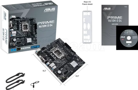 Photo de Carte Mère Asus Prime H610M-D D4 (Intel LGA 1700) Micro ATX