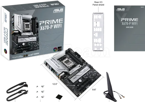 Photo de Carte Mère Asus Prime X670-P WiFi (AM5)