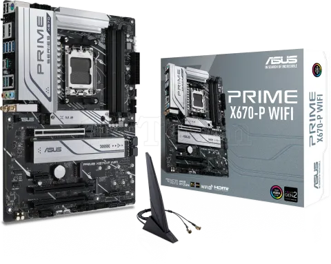 Photo de Carte Mère Asus Prime X670-P WiFi (AM5)