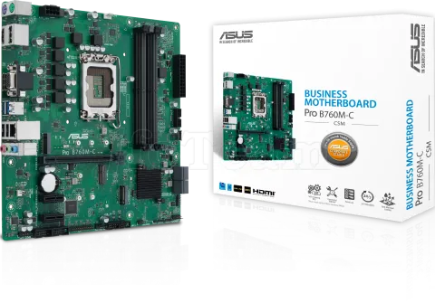 Photo de Carte Mère Asus Pro B760M-C CSM DDR5 (Intel LGA 1700) Micro ATX