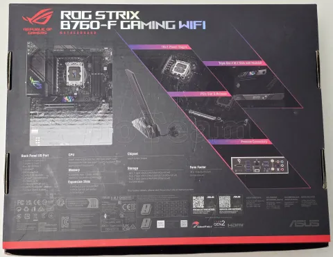 Photo de Carte Mère Asus Rog Strix B760-F Gaming WiFi DDR5 (Intel LGA 1700) - SN S2M0PH25E563ARP - ID 213015