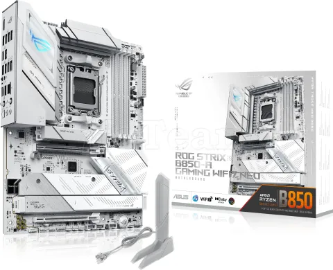 Photo de Carte Mère Asus Rog Strix B850-A Gaming WiFi7 Neo (AM5)(Blanc)