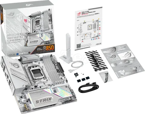 Photo de Carte mère Asus Rog Strix B850-G Gaming WiFi (AM5) (Blanc) Micro ATX