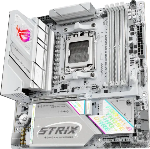 Photo de Carte mère Asus Rog Strix B850-G Gaming WiFi (AM5) (Blanc) Micro ATX