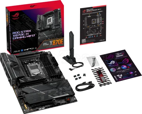 Photo de Carte Mère Asus Rog Strix X870E-H Gaming WiFi7 (AMD AM5)