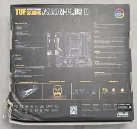 Photo de Carte Mère Asus Tuf Gaming A520M-Plus II (AM4) Micro-ATX - S/N T4M0KC0212502FH - ID 226027