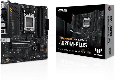 Photo de Carte Mère Asus Tuf Gaming A620M-Plus (AM5) Micro ATX