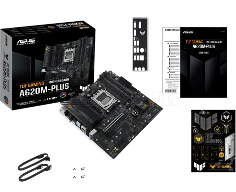 Photo de Carte Mère Asus Tuf Gaming A620M-Plus (AM5) Micro ATX