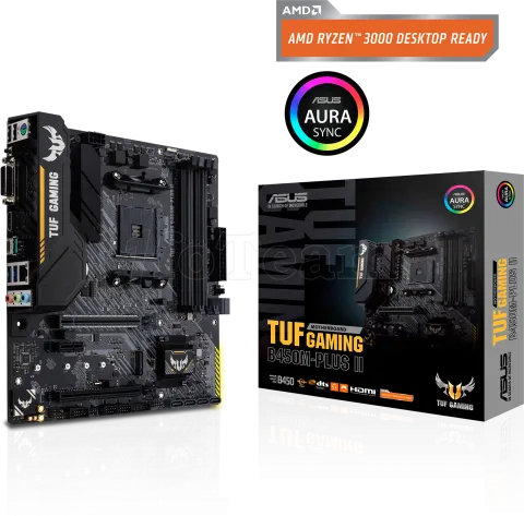 Photo de Carte Mère Asus Tuf Gaming B450M-Plus II (AM4) Micro ATX